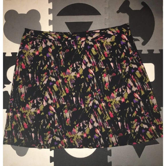 Lane Bryant Black Splatter Multi-Colored Polyester/Spandex Midi Pencil Skirt 2XL - Picture 2 of 10